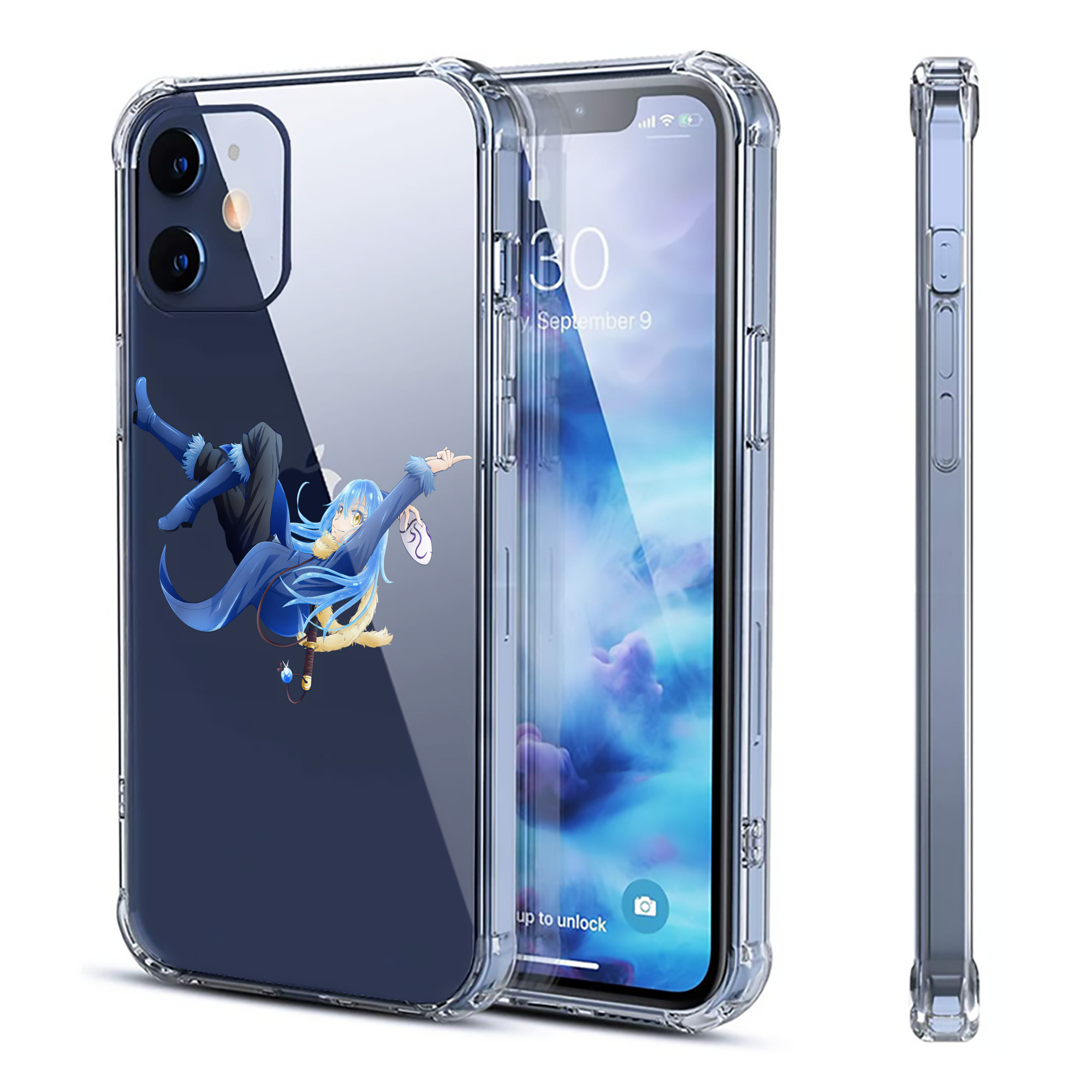 （画像用） 転スラ Regarding Reincarnated to Slime 【iPhone 12シリーズ対応】透明スマホケース（クリアソフトケース）